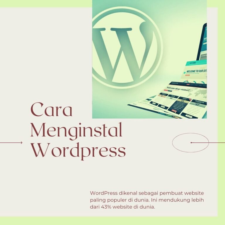 cara menginstal wordpress - instal wordpress